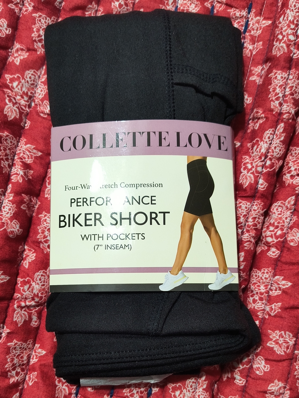 NEW Performance Biker Shorts with Pockets - Black